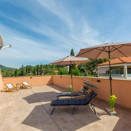 Casa Lidia - Modern & Spacious & Few Steps To Beach & Breathtaking View Zaton  Exterior foto